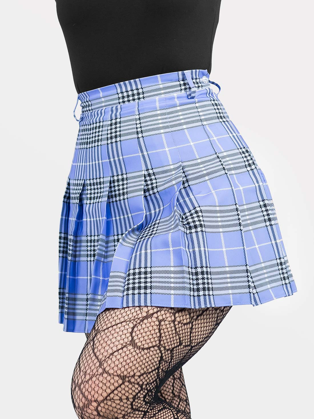 Violet Plaid Tennis Skirt