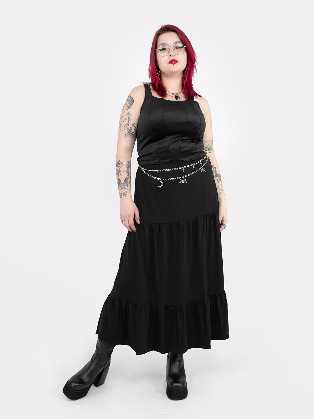 Oblivion Ruffled Maxi Skirt
