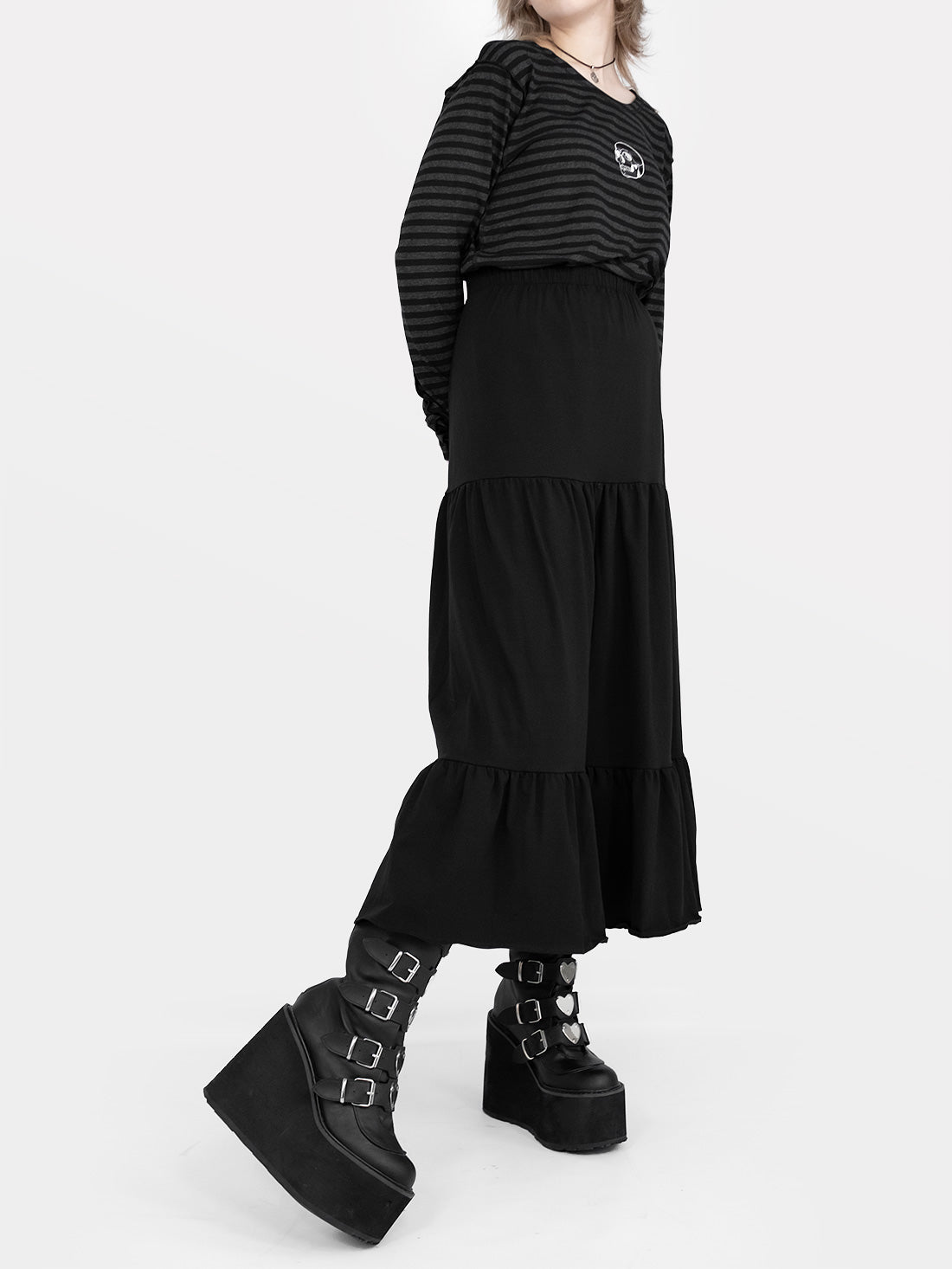 Oblivion Ruffled Maxi Skirt