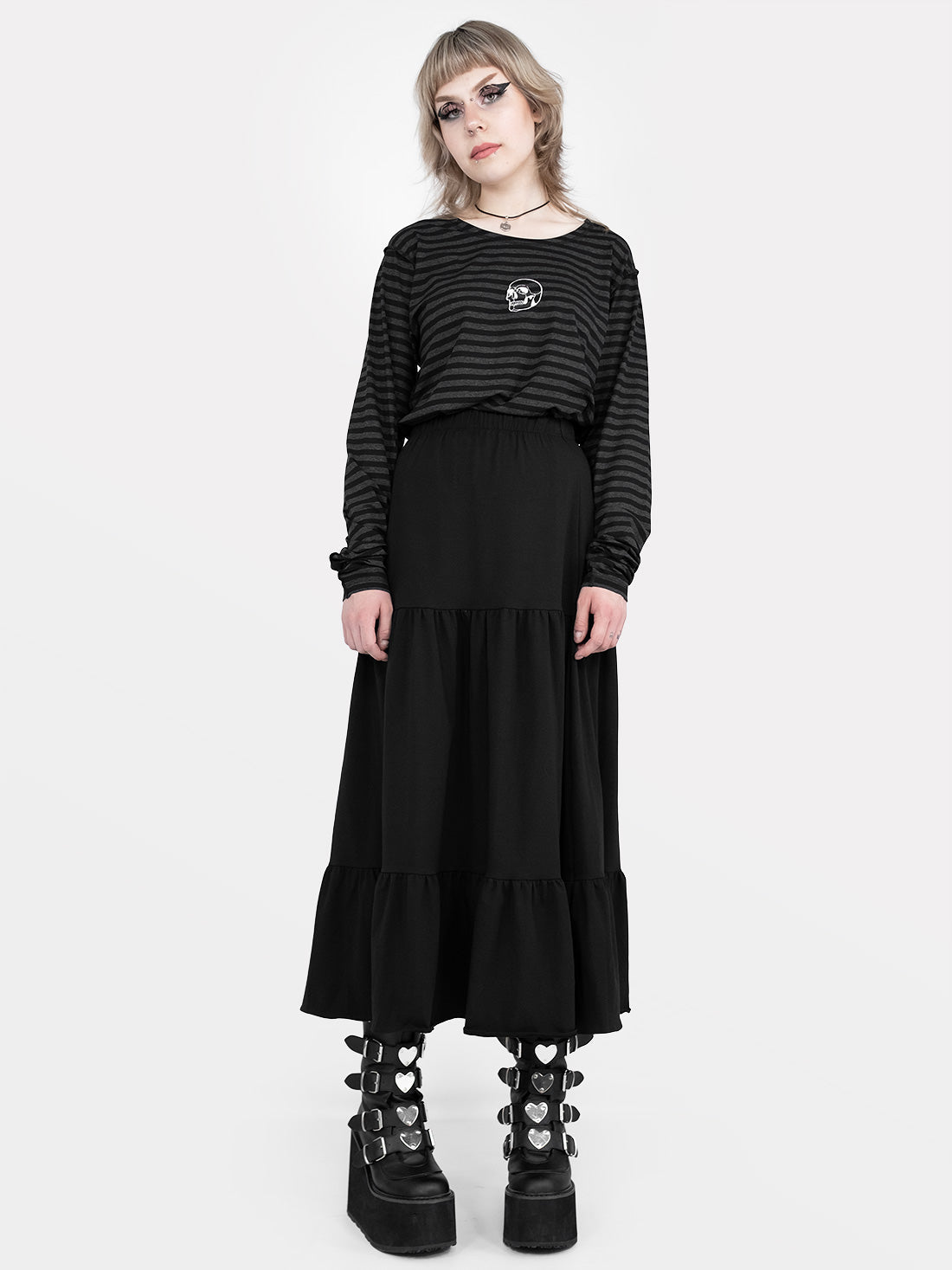 Oblivion Ruffled Maxi Skirt