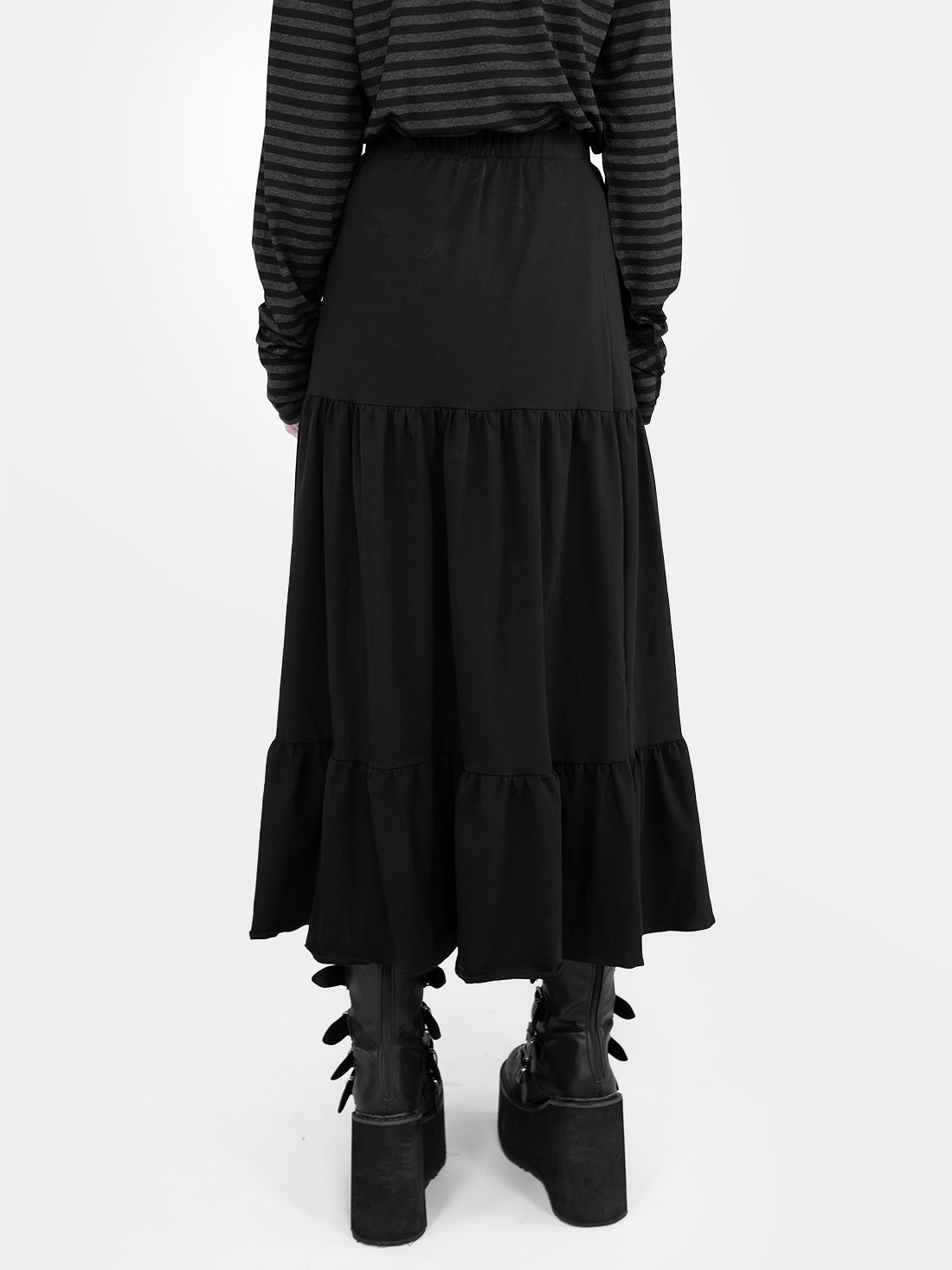 Oblivion Ruffled Maxi Skirt