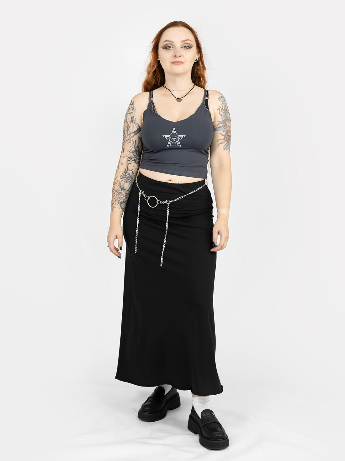 Shadow Skull Crop Top