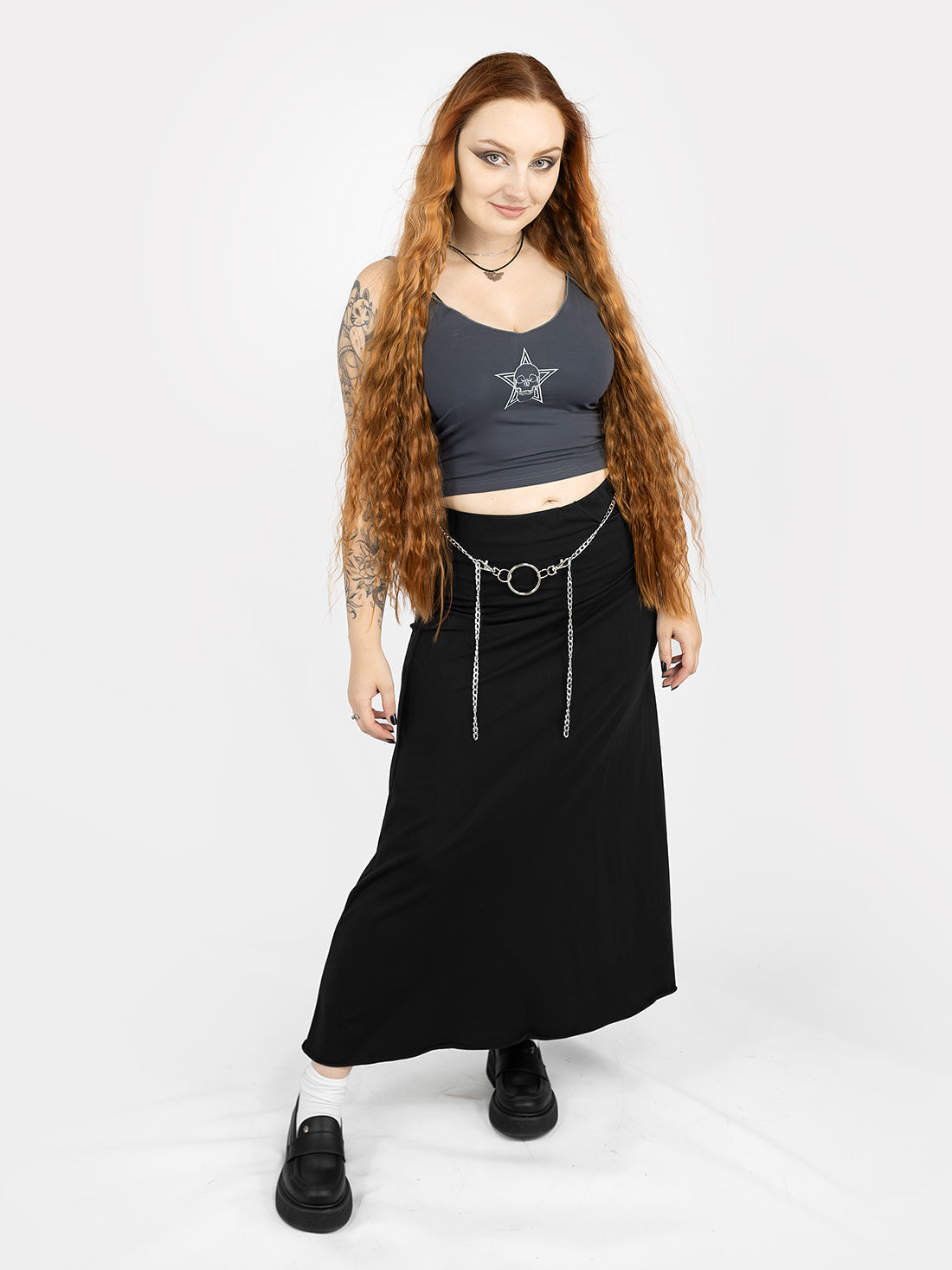 Shadow Skull Crop Top