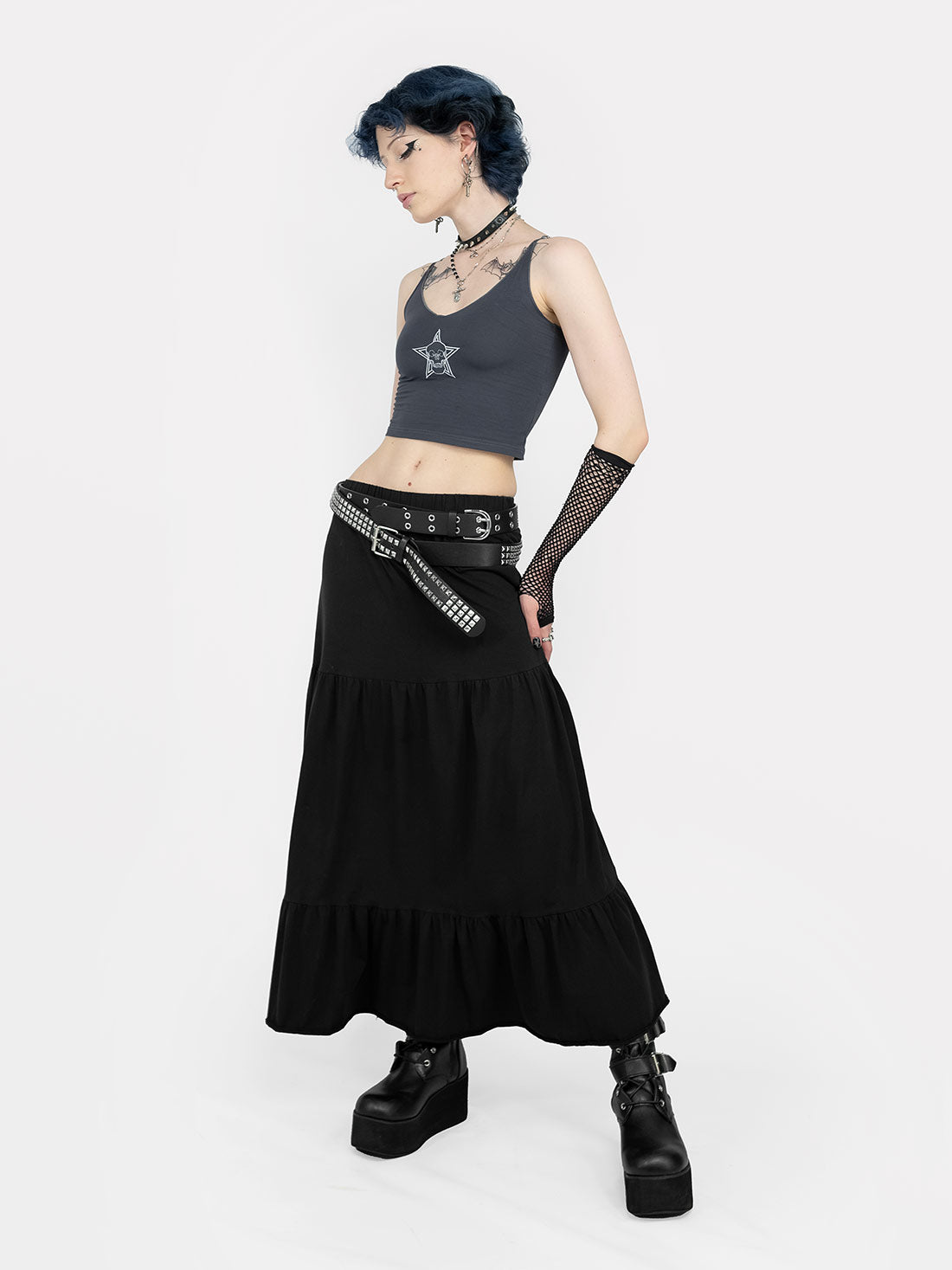 Shadow Skull Crop Top