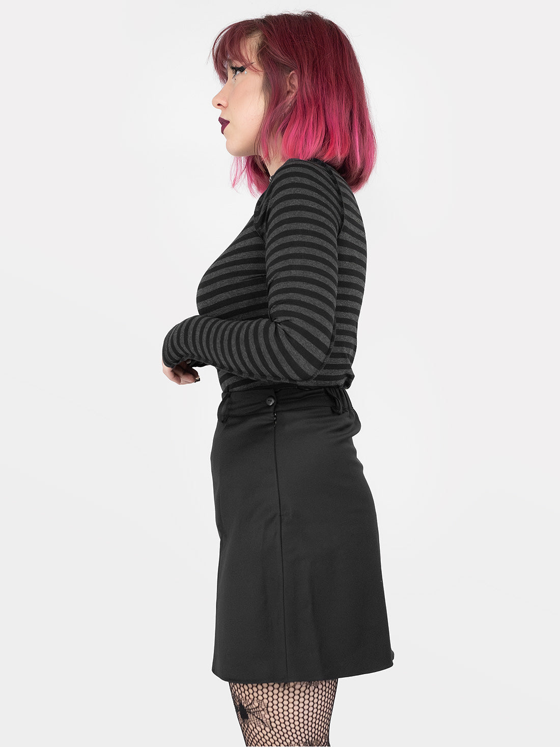 Coven Mini Slit Skirt