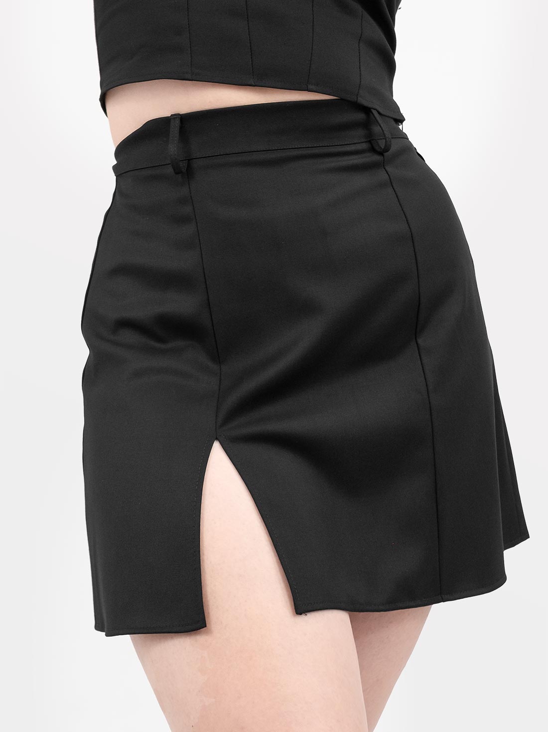 Coven Mini Slit Skirt