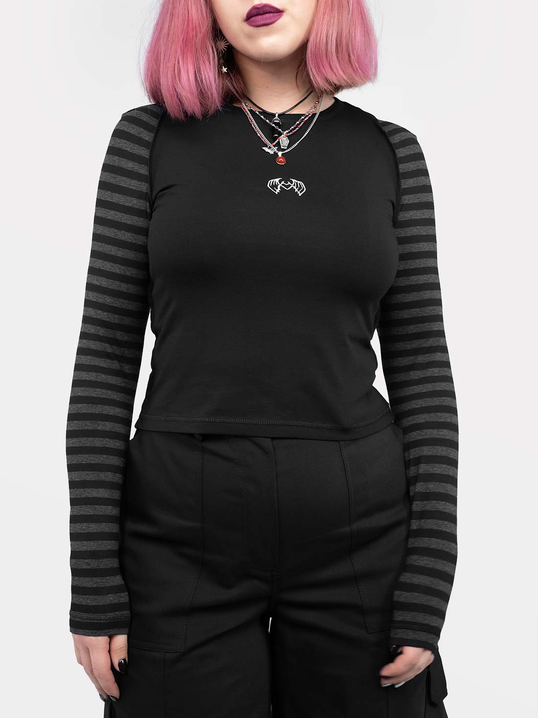 Nightcall Longsleeve top with embroidery