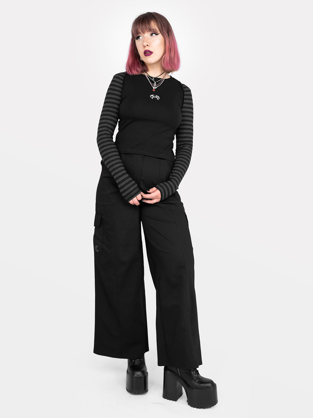 Nightcall Longsleeve top with embroidery