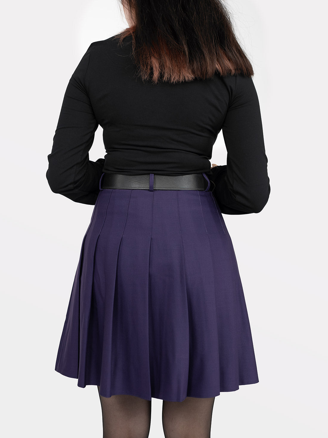 TALL Purple Tennis Belt Skirt