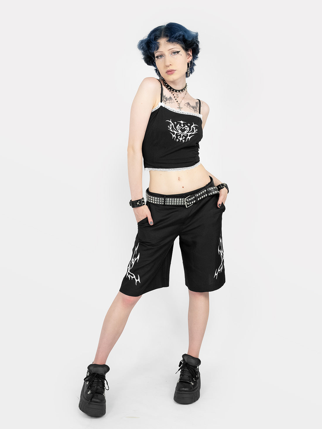 Rebellion Printed Jorts