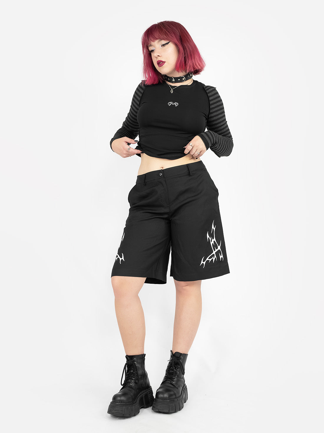 Rebellion Printed Jorts
