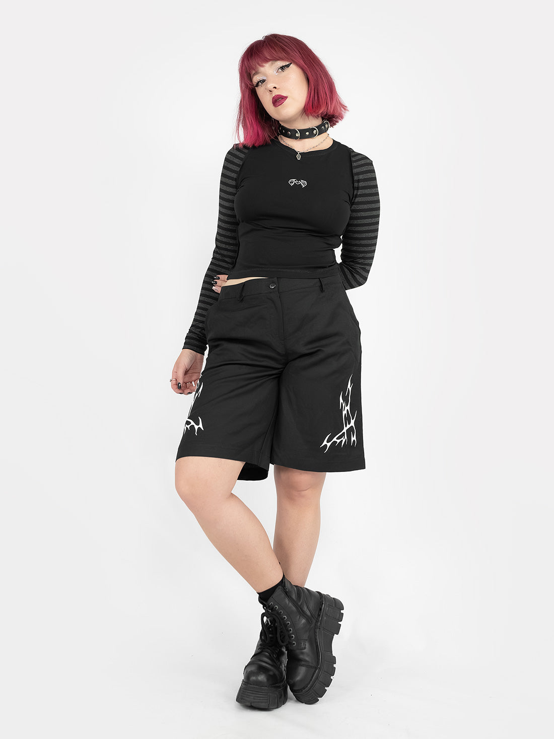 Rebellion Printed Jorts