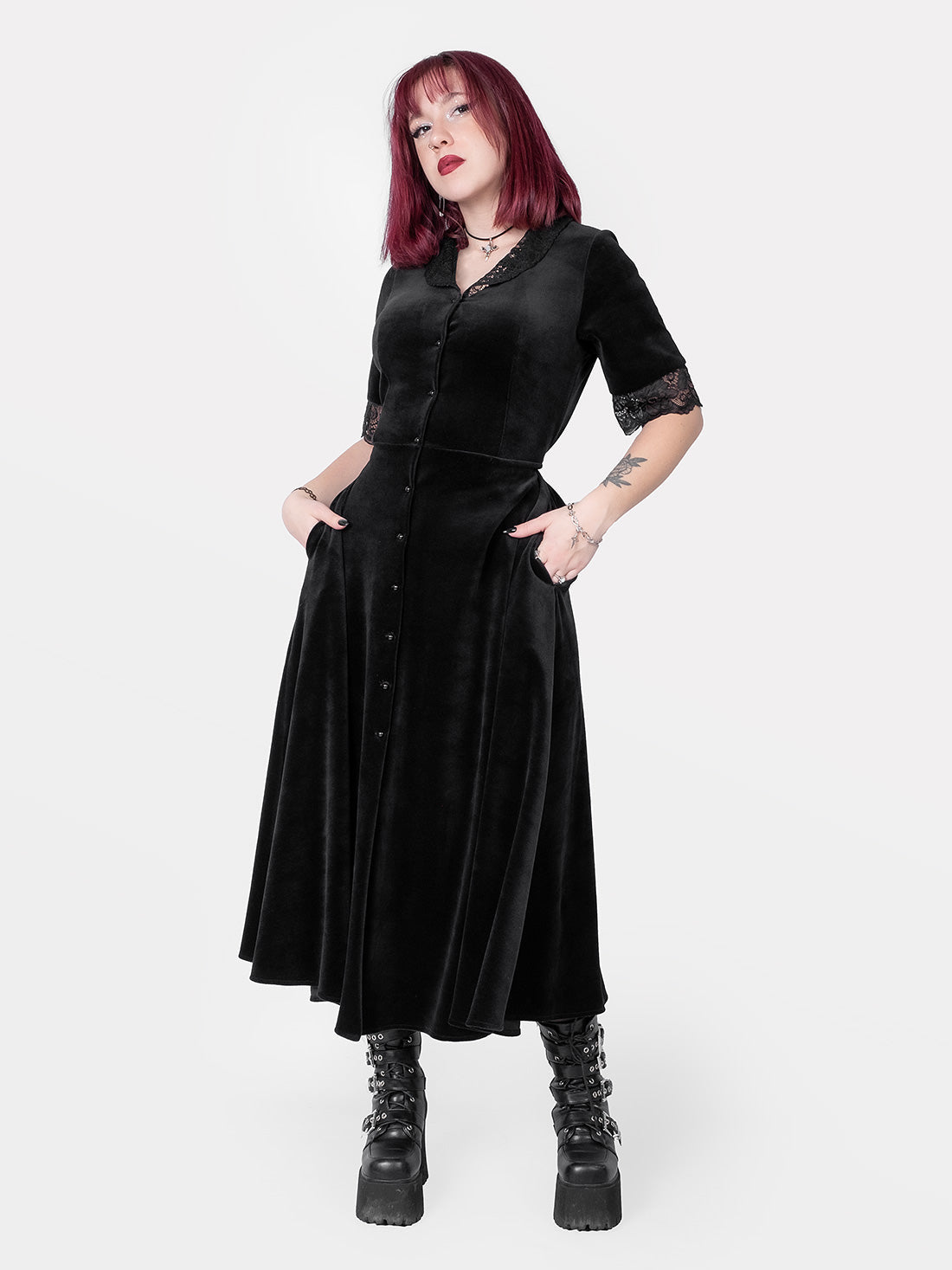 Rosemary Velvet Maxi Dress