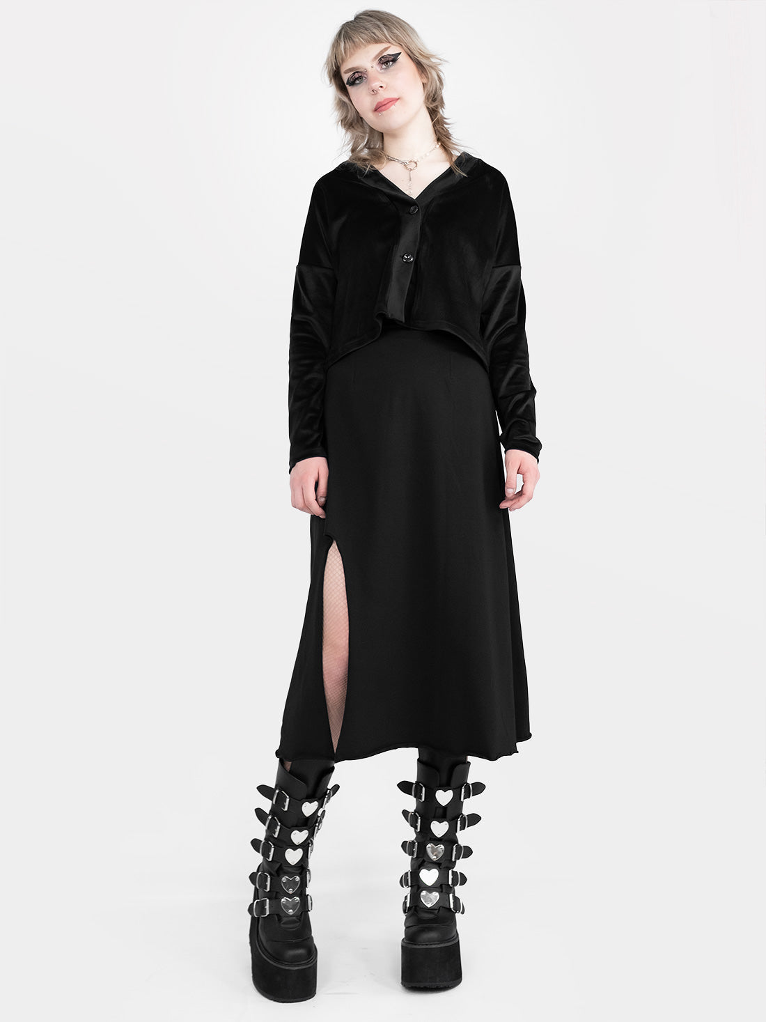 Occult Velour Cardigan