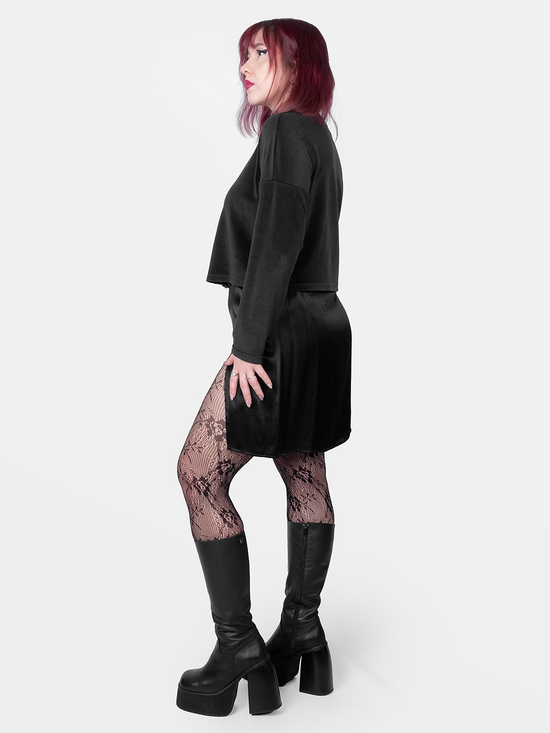 Occult Velour Cardigan