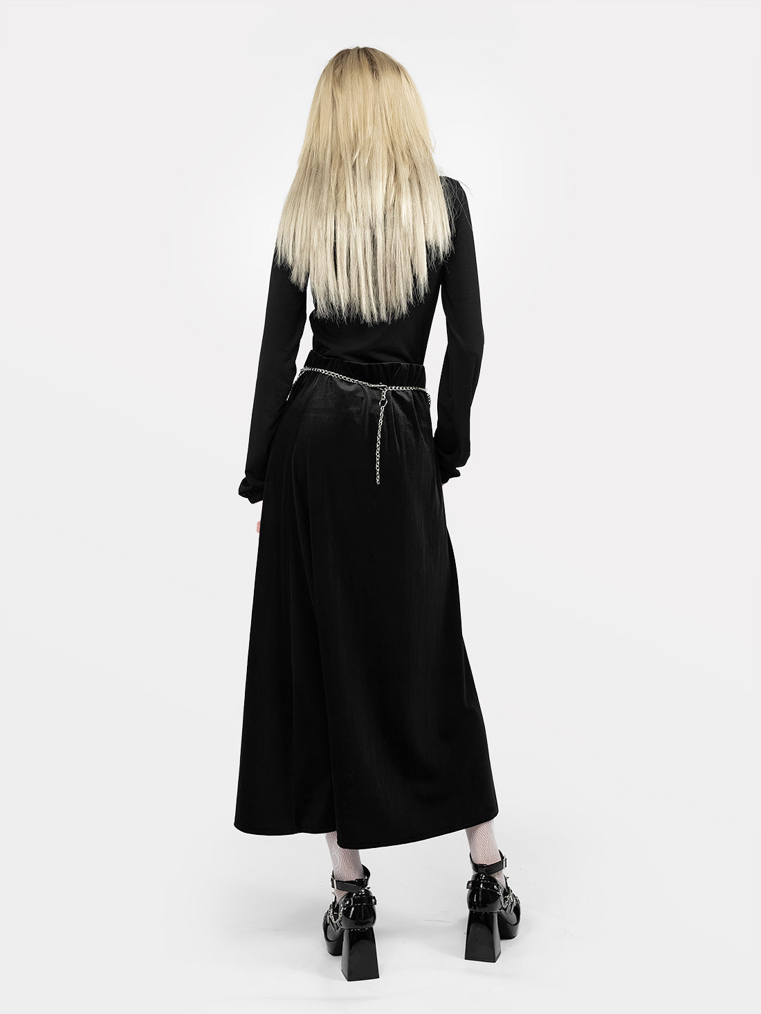 Hestia Velvet Midaxi Skirt