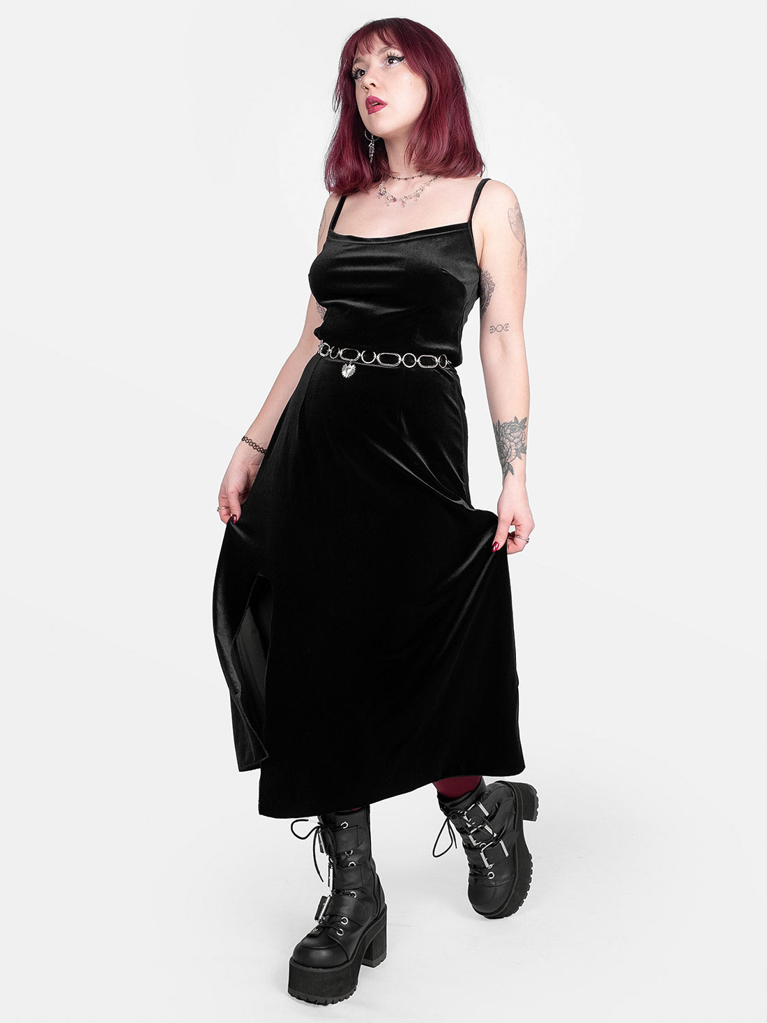 Anathema Velvet Midaxi Dress