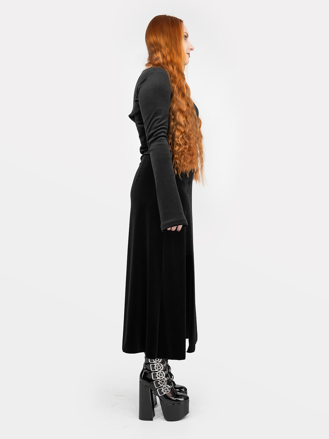 Anathema Velvet Midaxi Dress