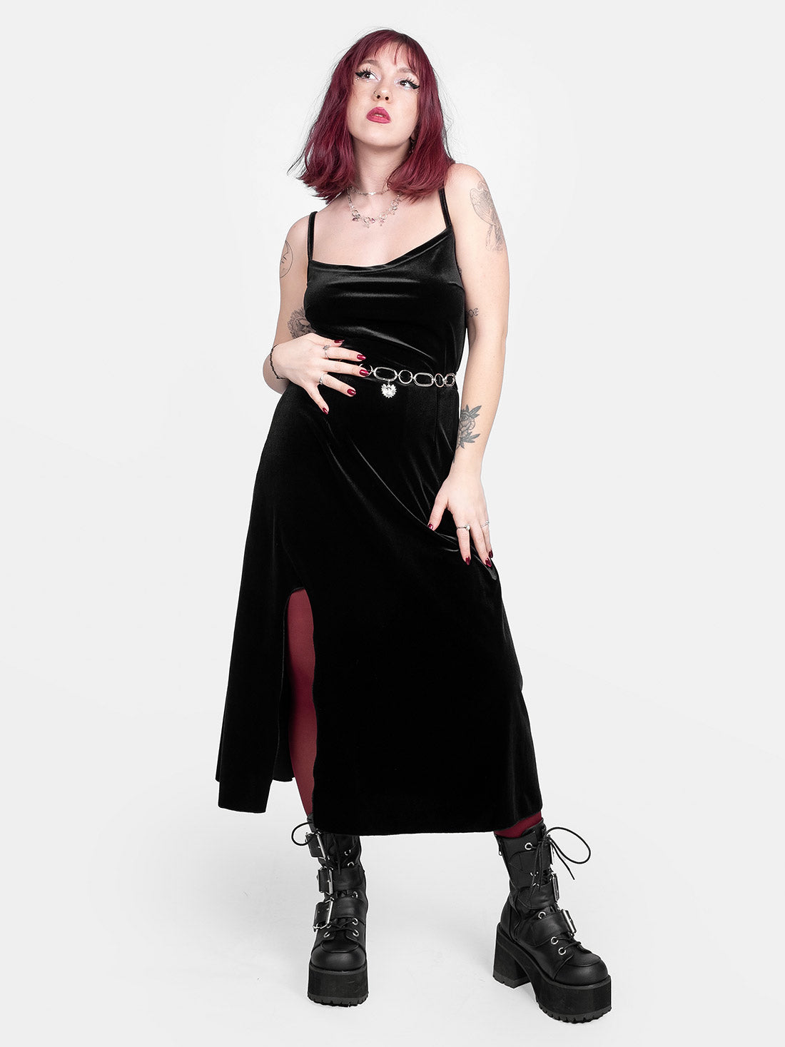 Anathema Velvet Midaxi Dress