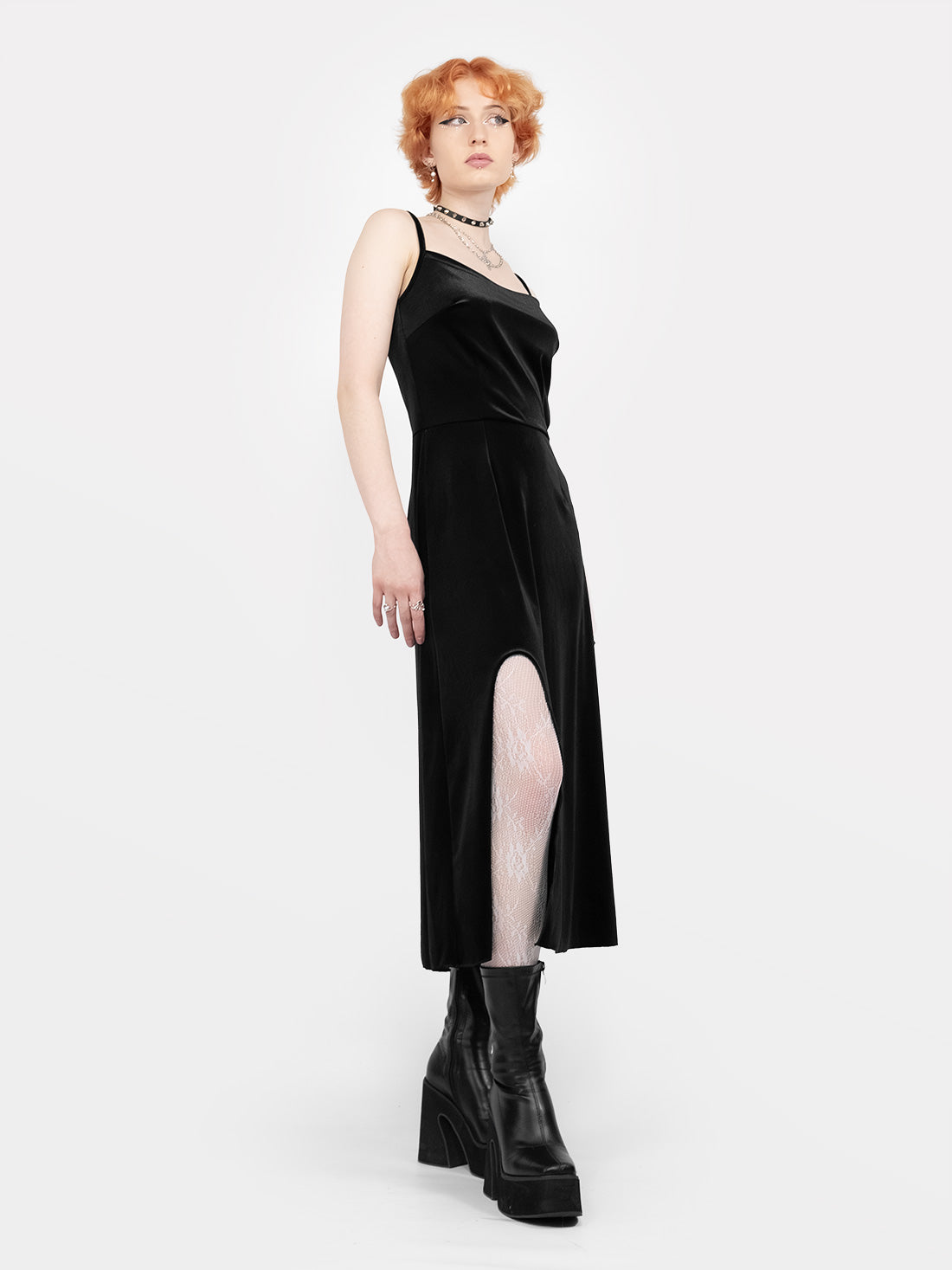 Anathema Velvet Midaxi Dress