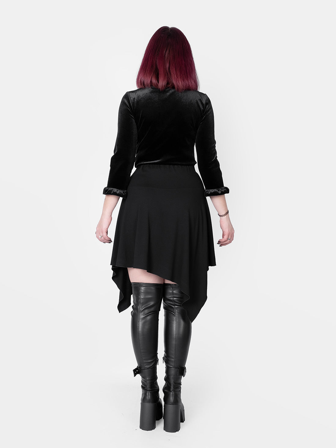 Morticia Velvet Top