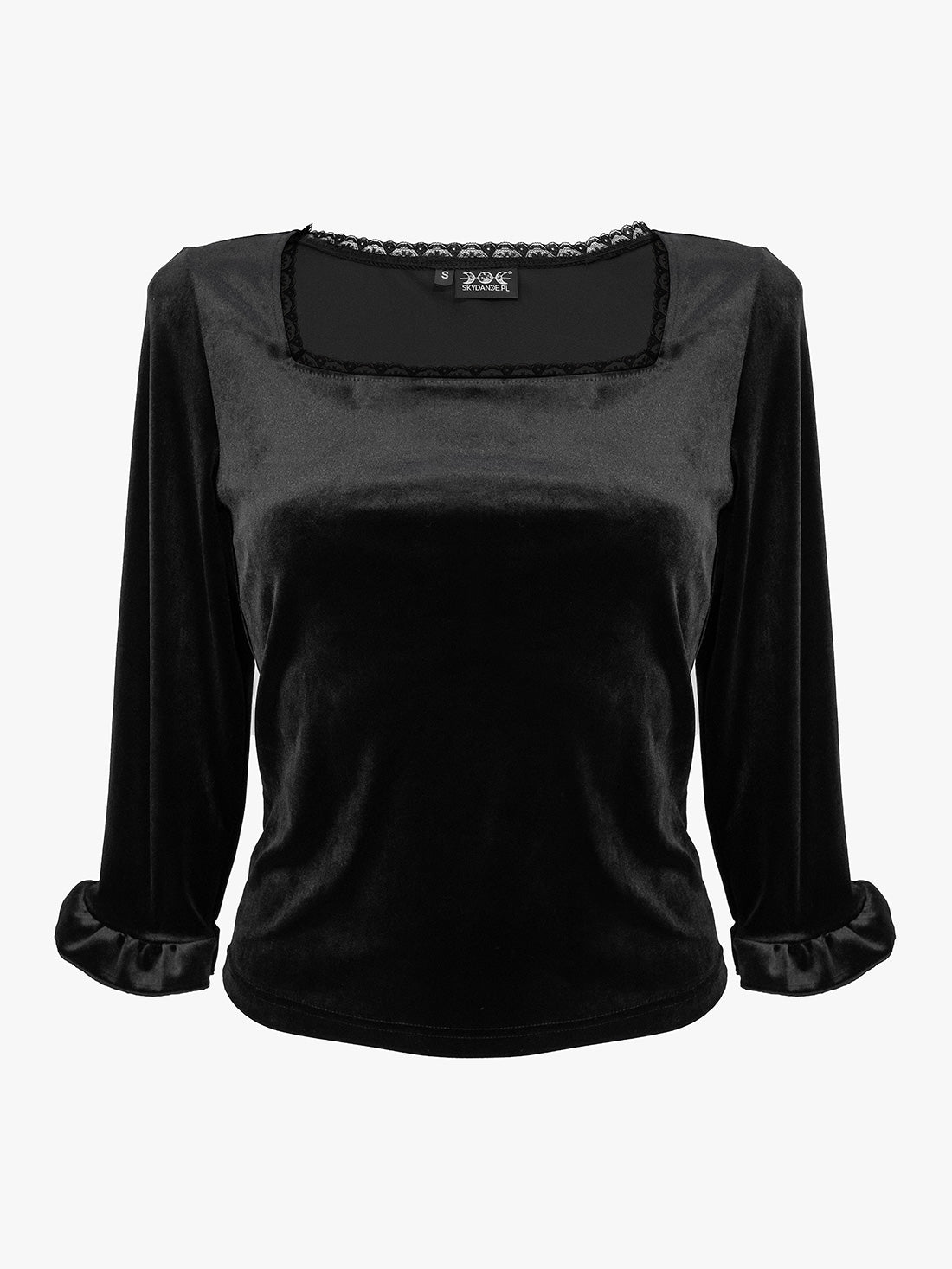 Morticia Velvet Top