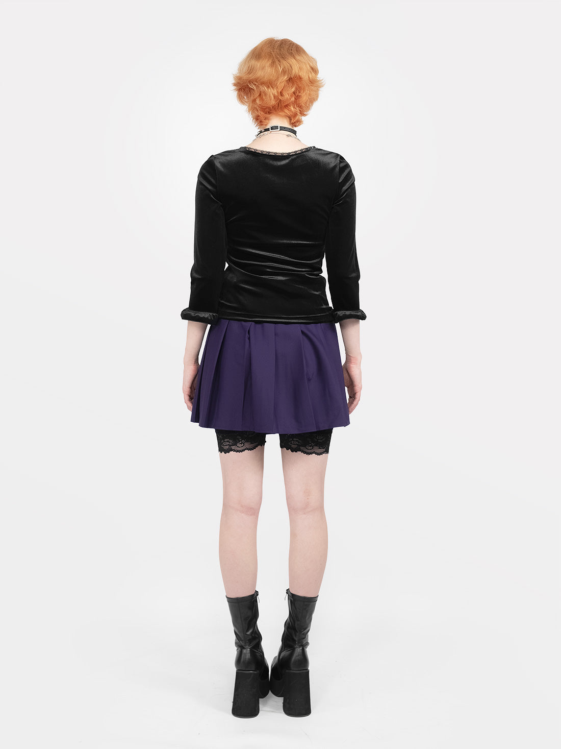 Morticia Velvet Top