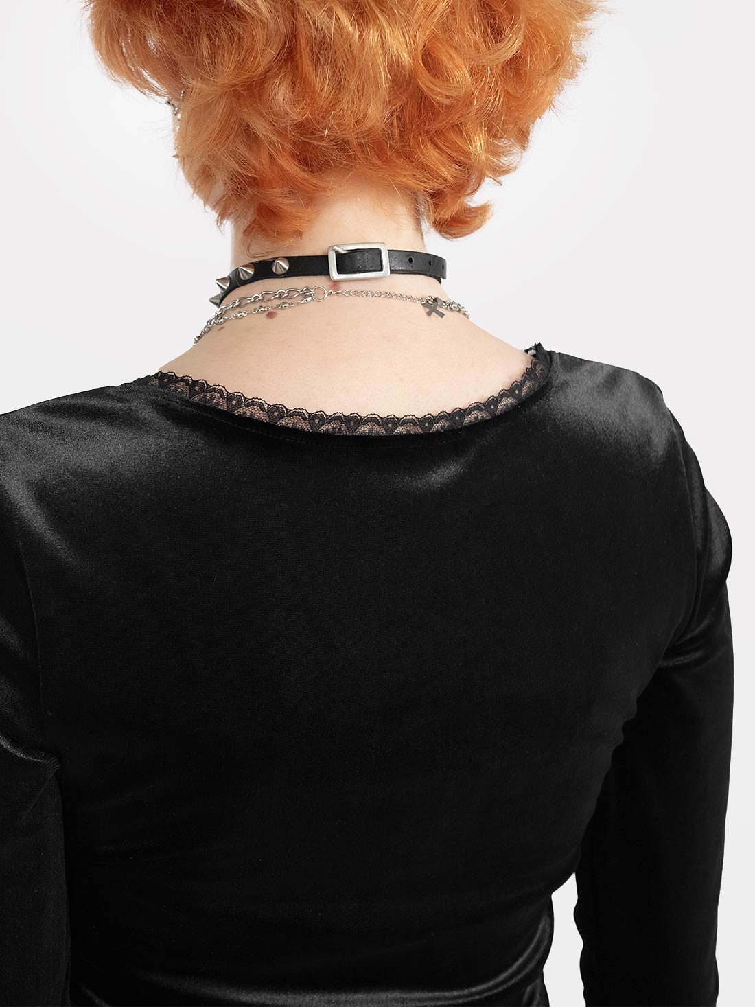Morticia Velvet Top