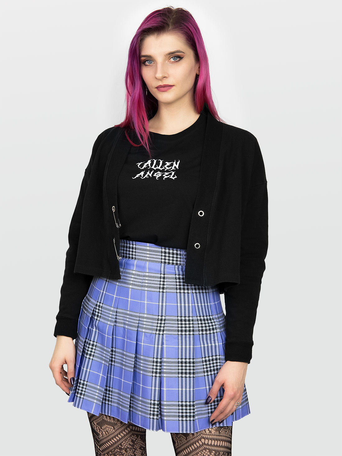 Violet Plaid Tennis Skirt