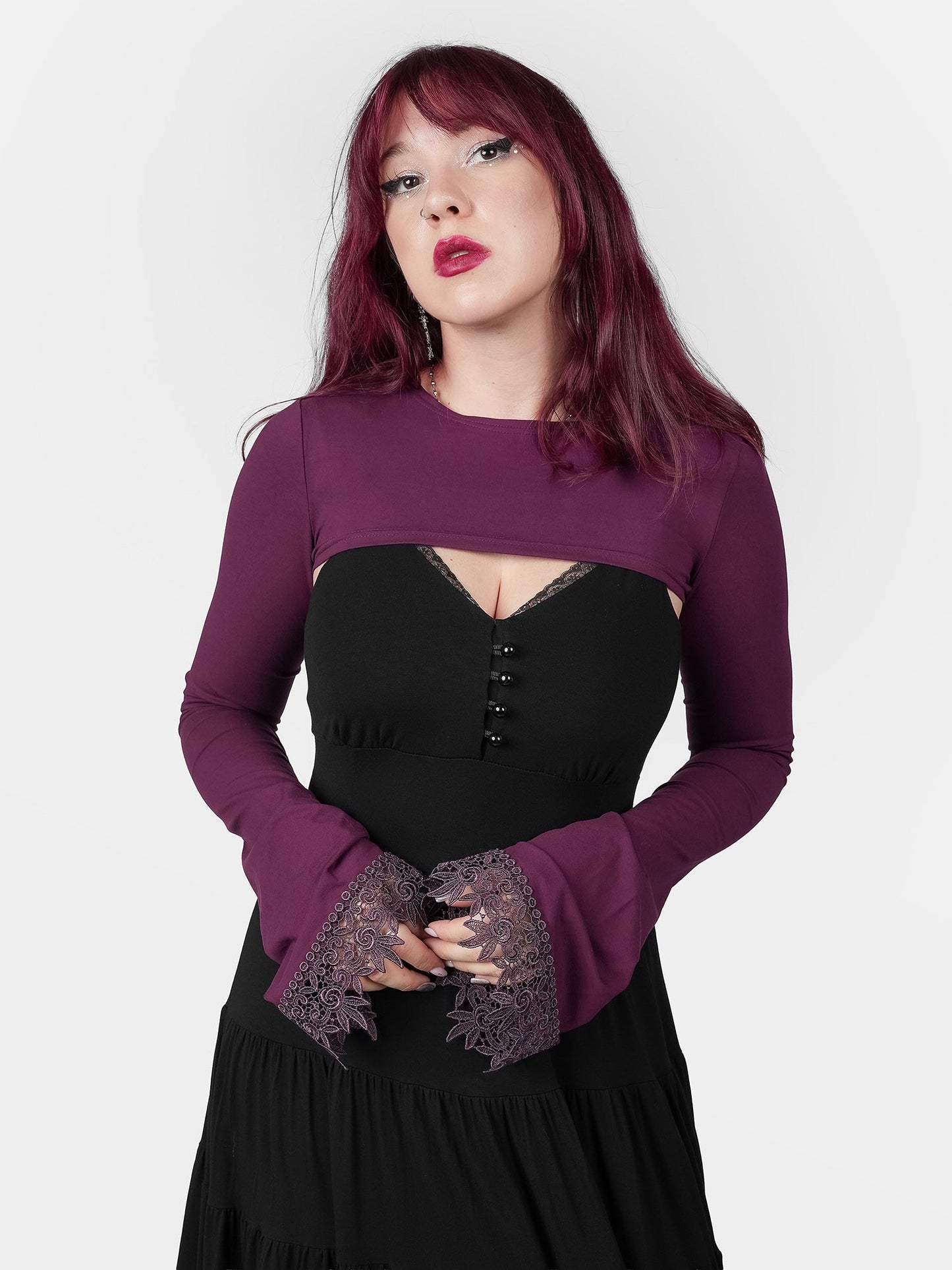 Whimsy Wide Sleeve Lace Shrug