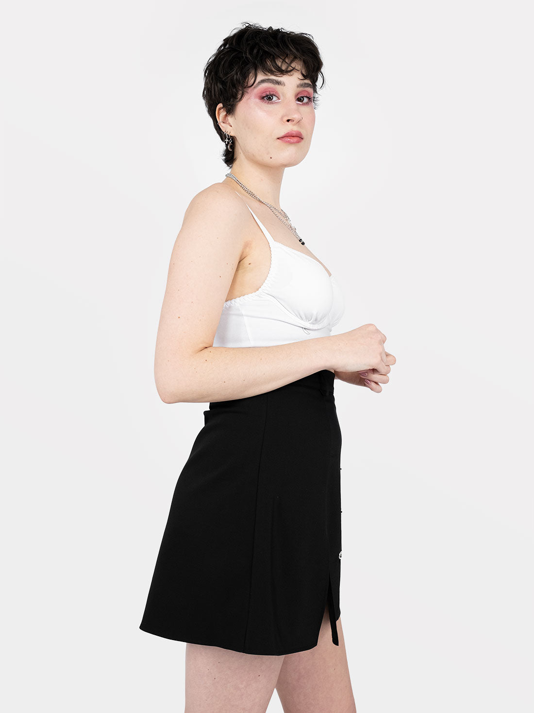 Selene Organic Cotton White Wired Bra