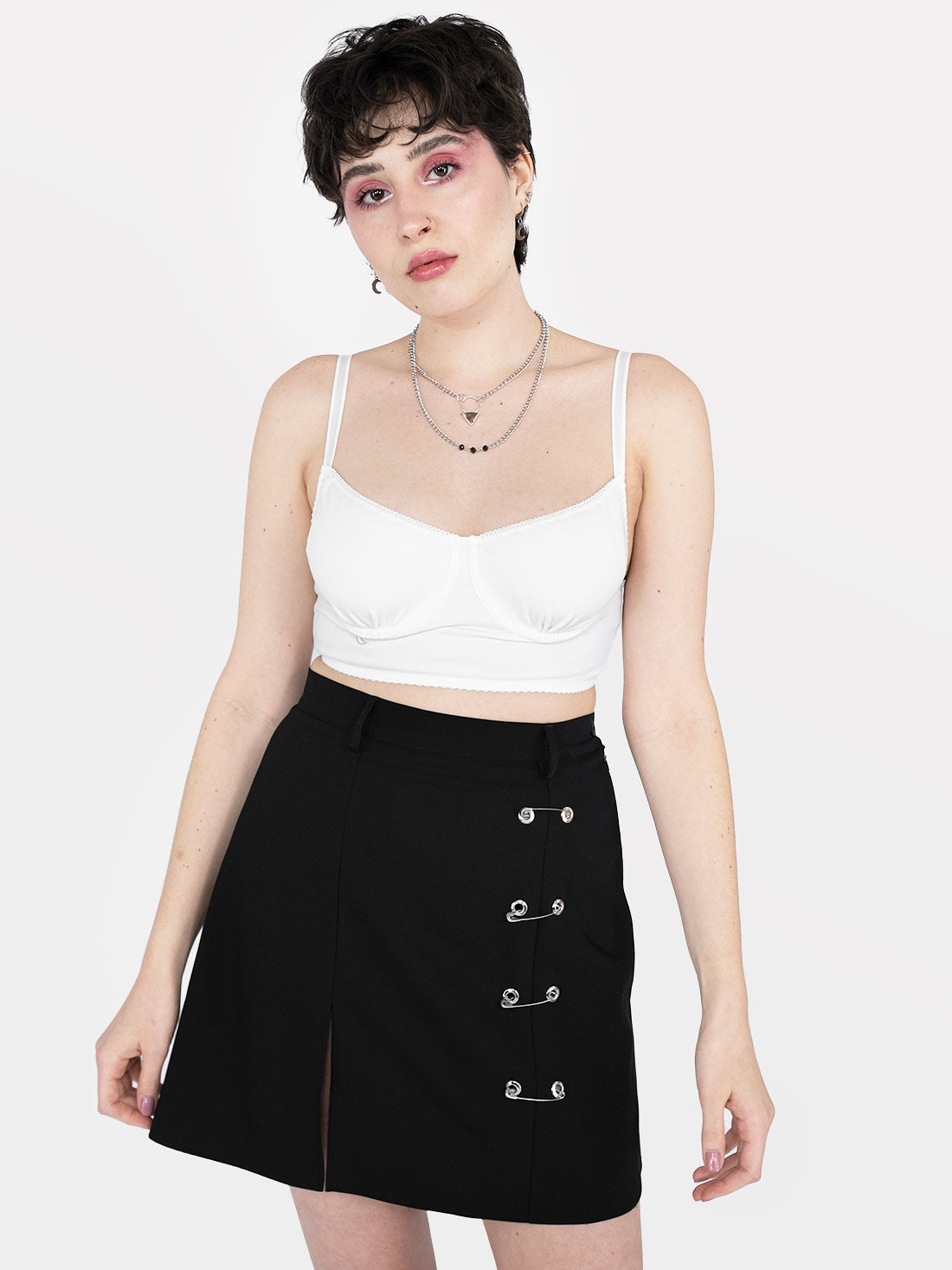 Selene Organic Cotton White Wired Bra