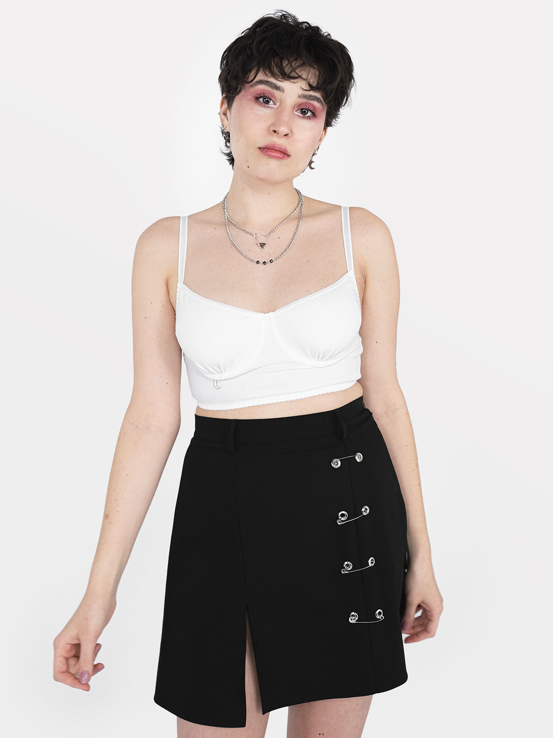 Selene Organic Cotton White Wired Bra