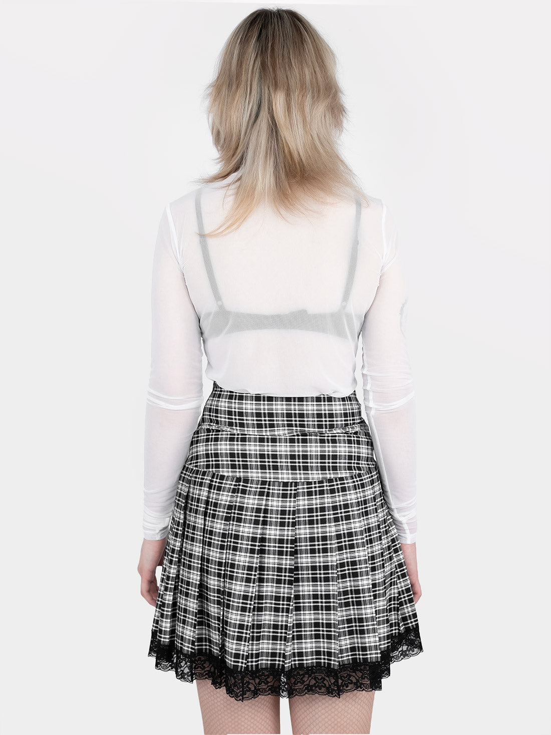 White Mesh Top