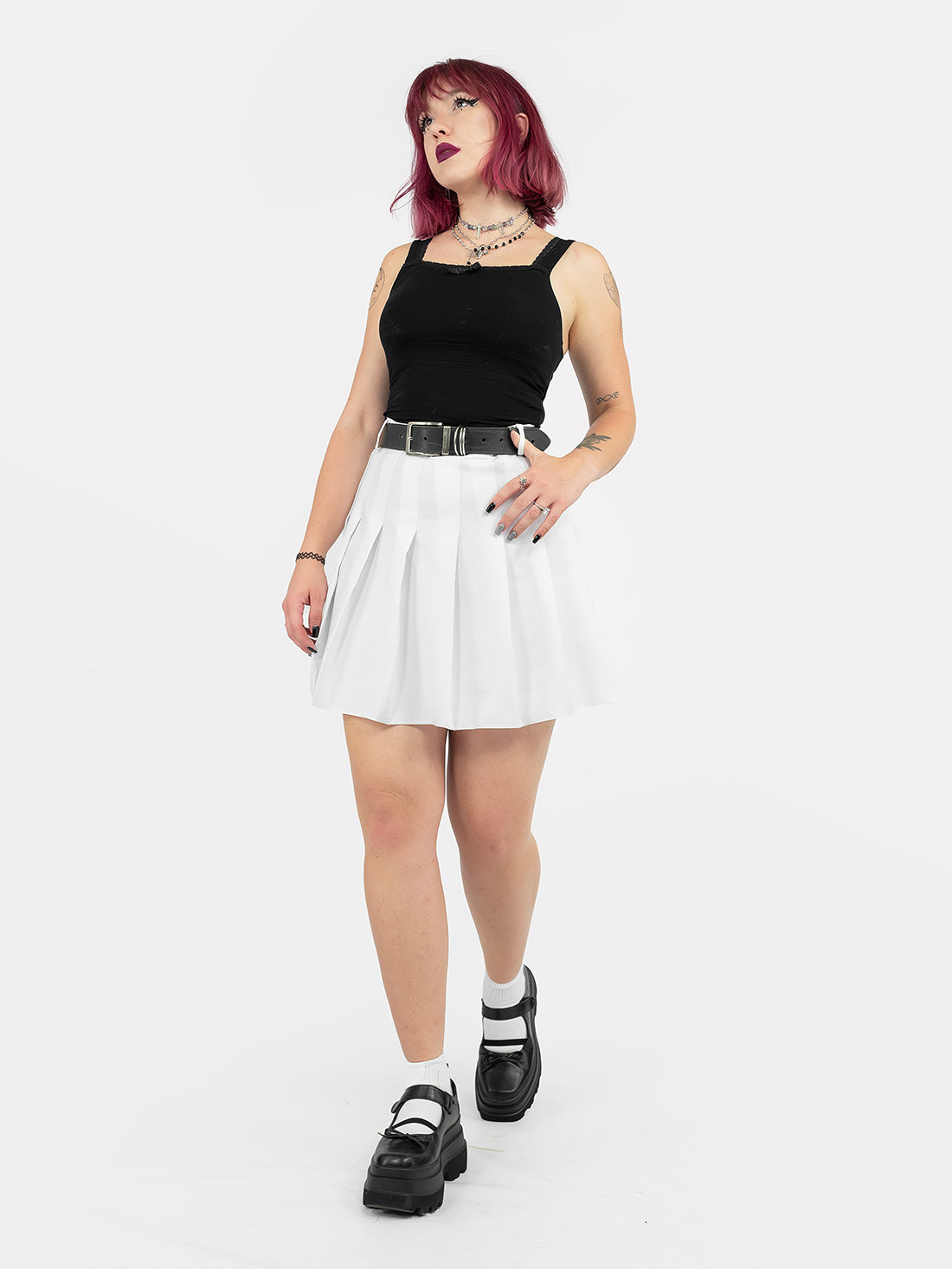 White Tennis Skirt