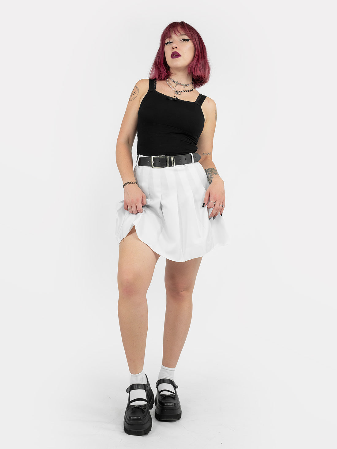 White Tennis Skirt