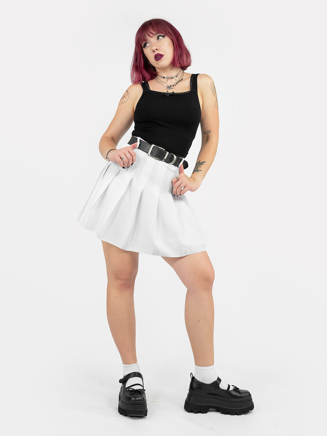 White Tennis Skirt