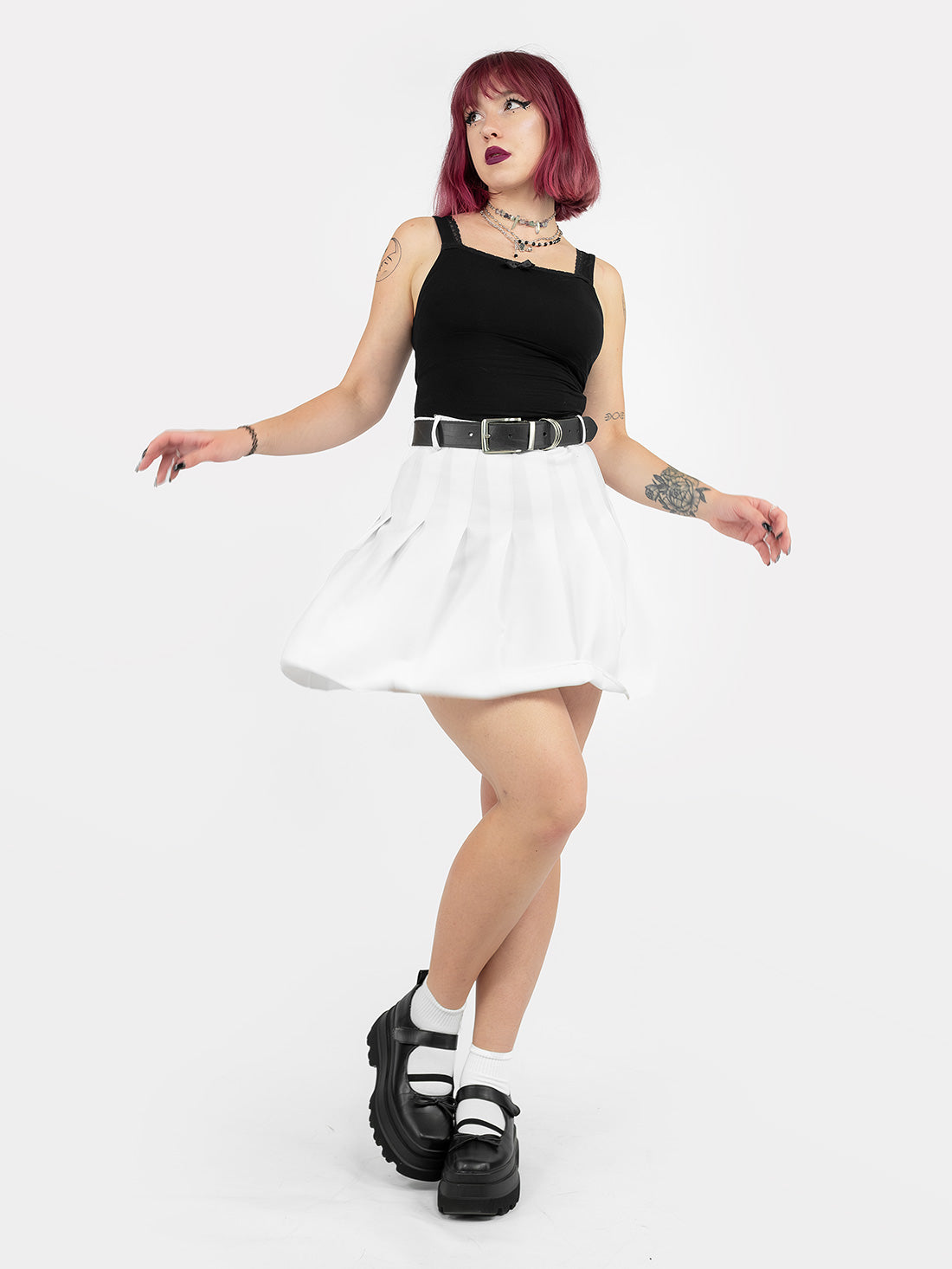 White Tennis Skirt