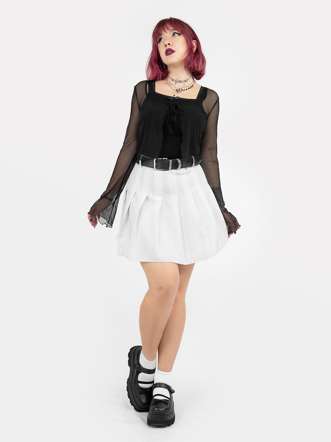 White Tennis Skirt
