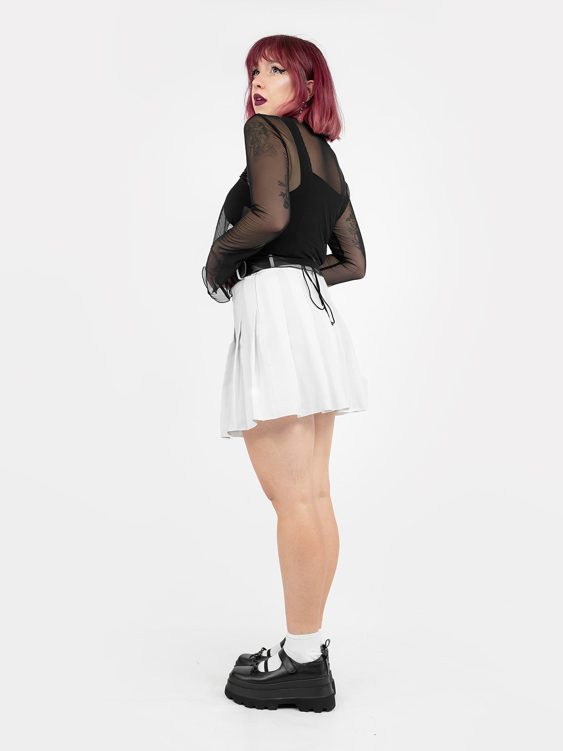 White Tennis Skirt