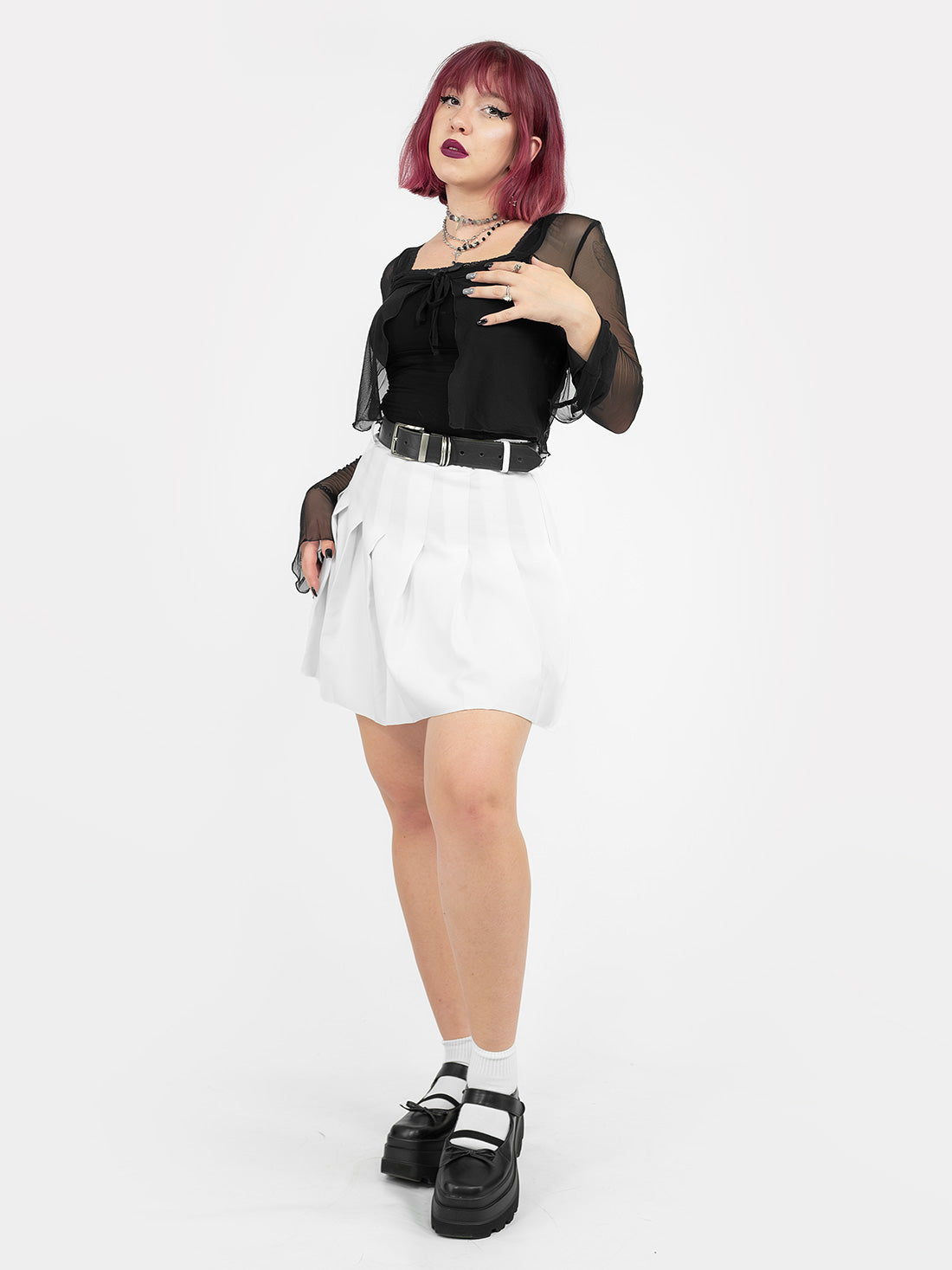 White Tennis Skirt