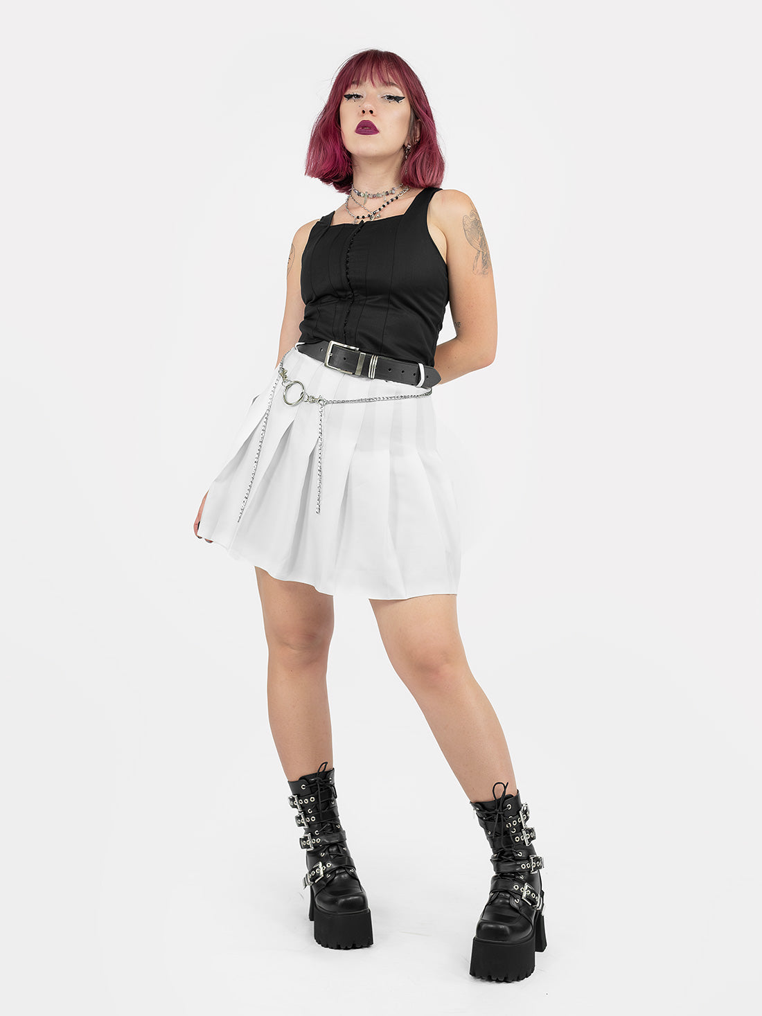 White Tennis Skirt