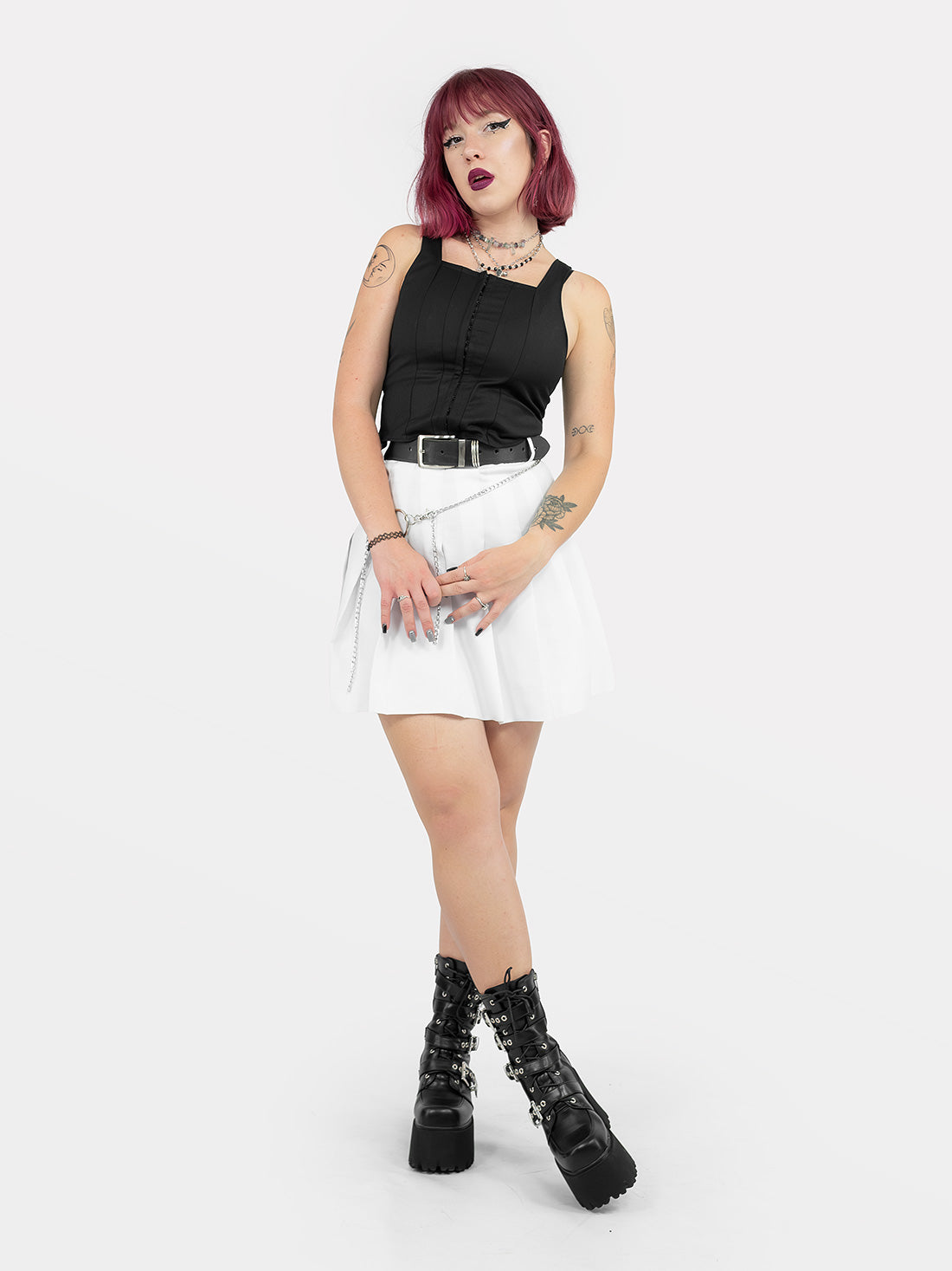 White Tennis Skirt