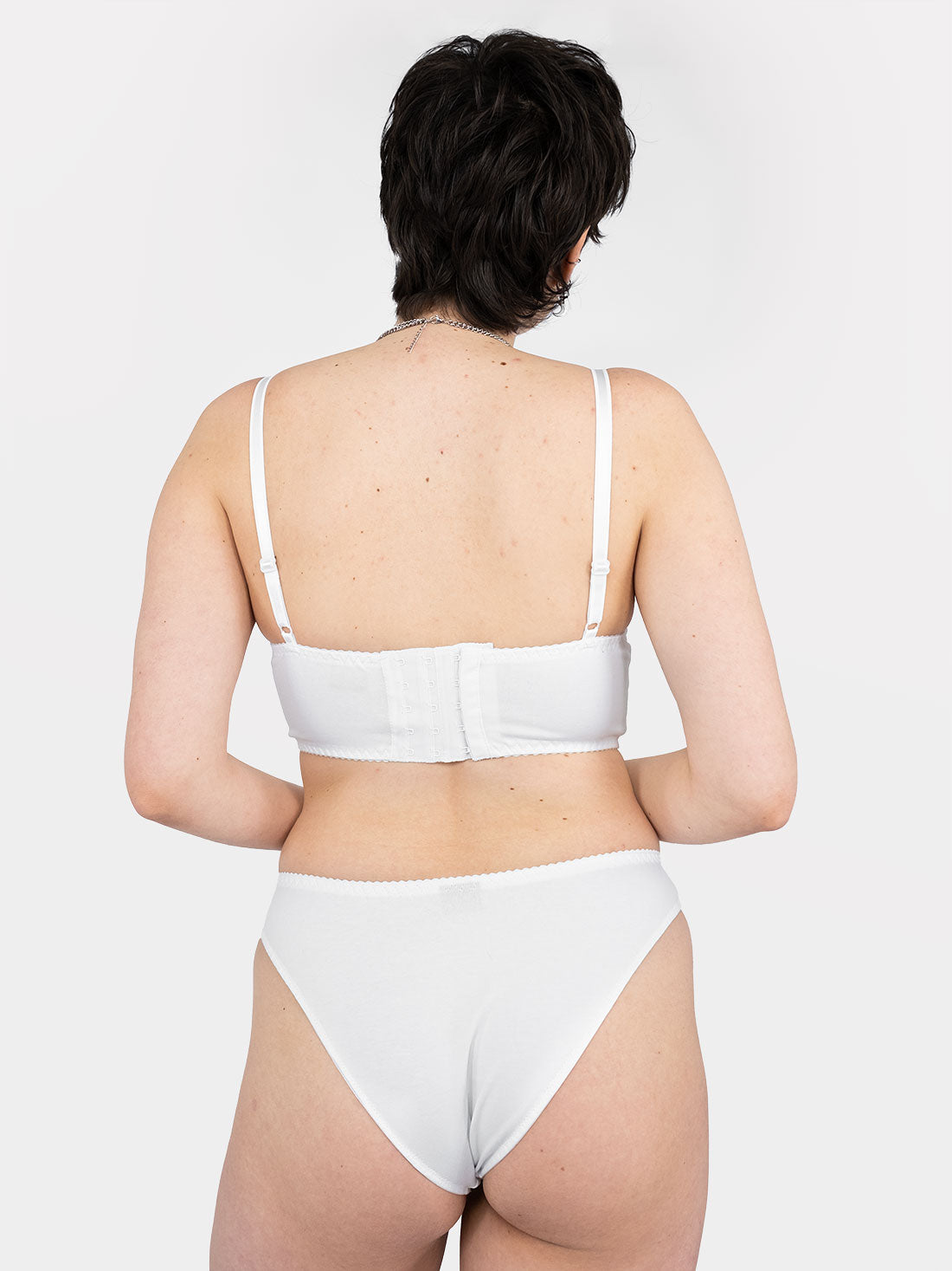 Magick Organic Cotton White High Leg Panties