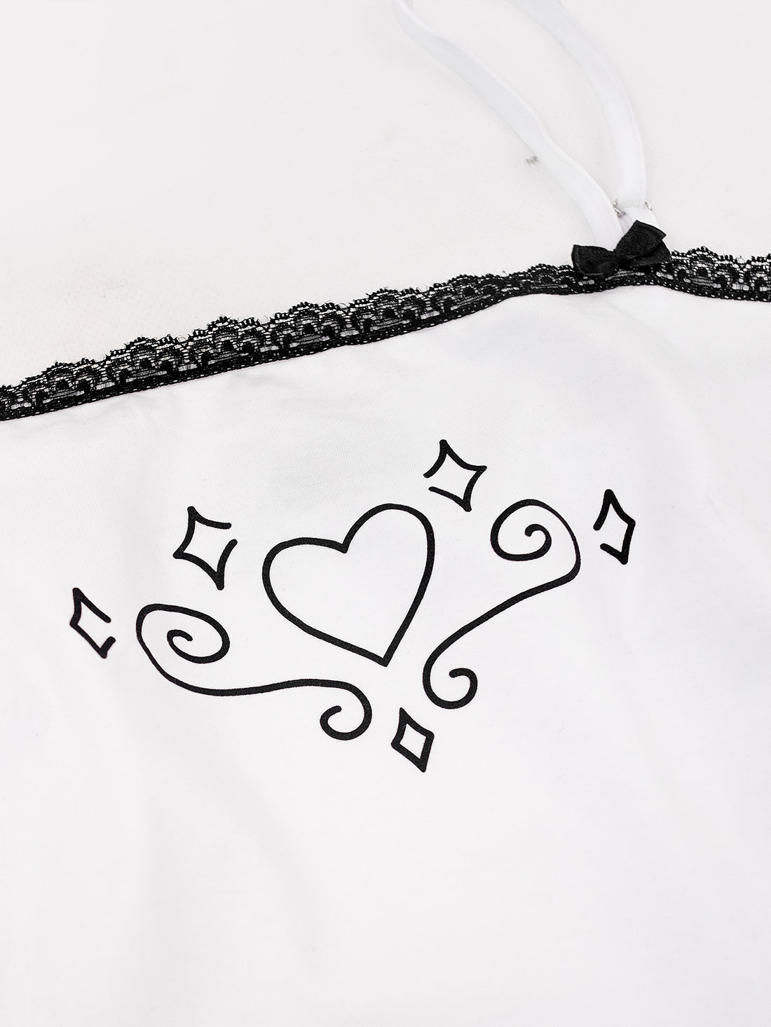 Molly White Top With Lace