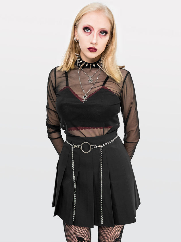 Black Tennis Skirt