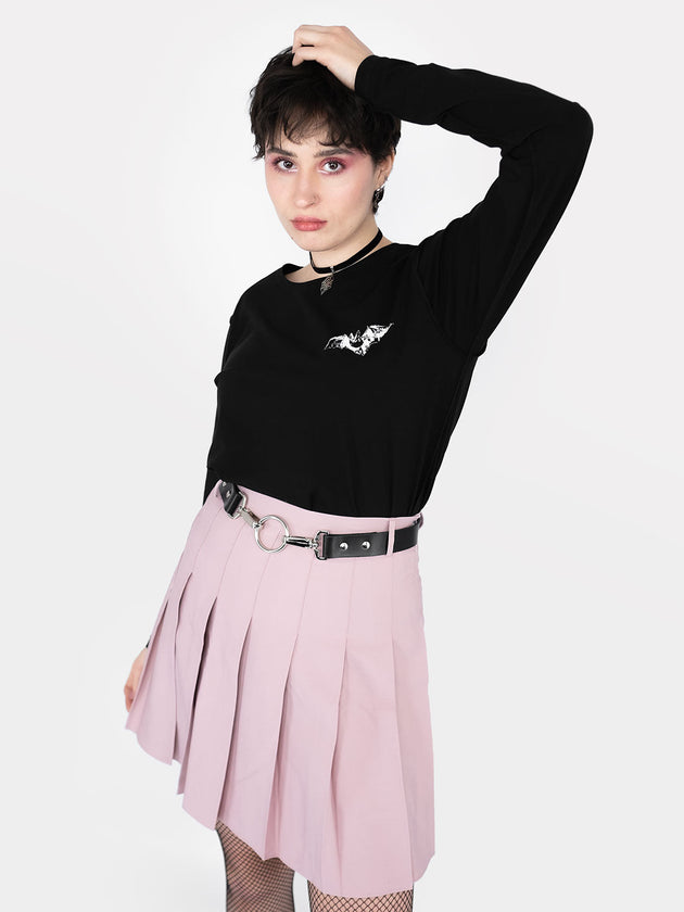 TALL Dusty Pink Tennis Belt Skirt