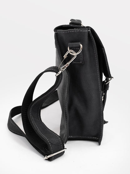 Dungeon Leather Messenger Bag