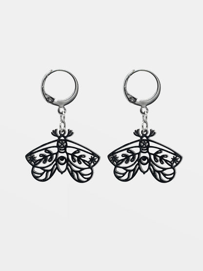 Earthbound Moth Earrings