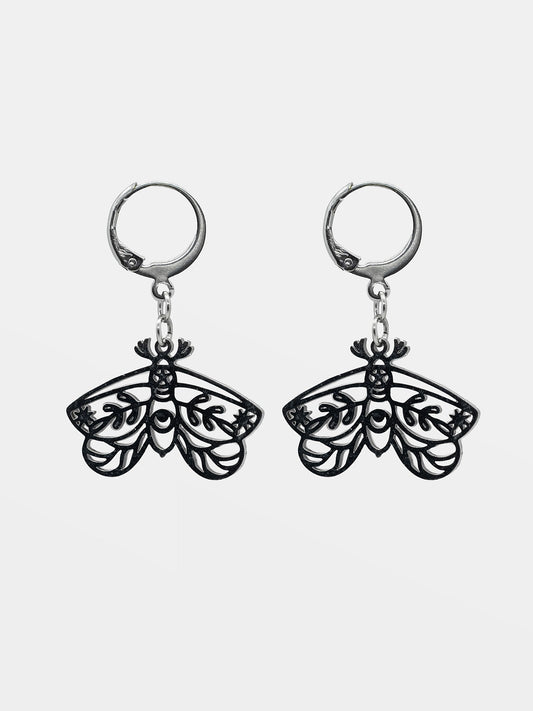 Earthbound Moth Earrings